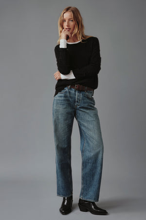 Nina Jean in Vintage Blue