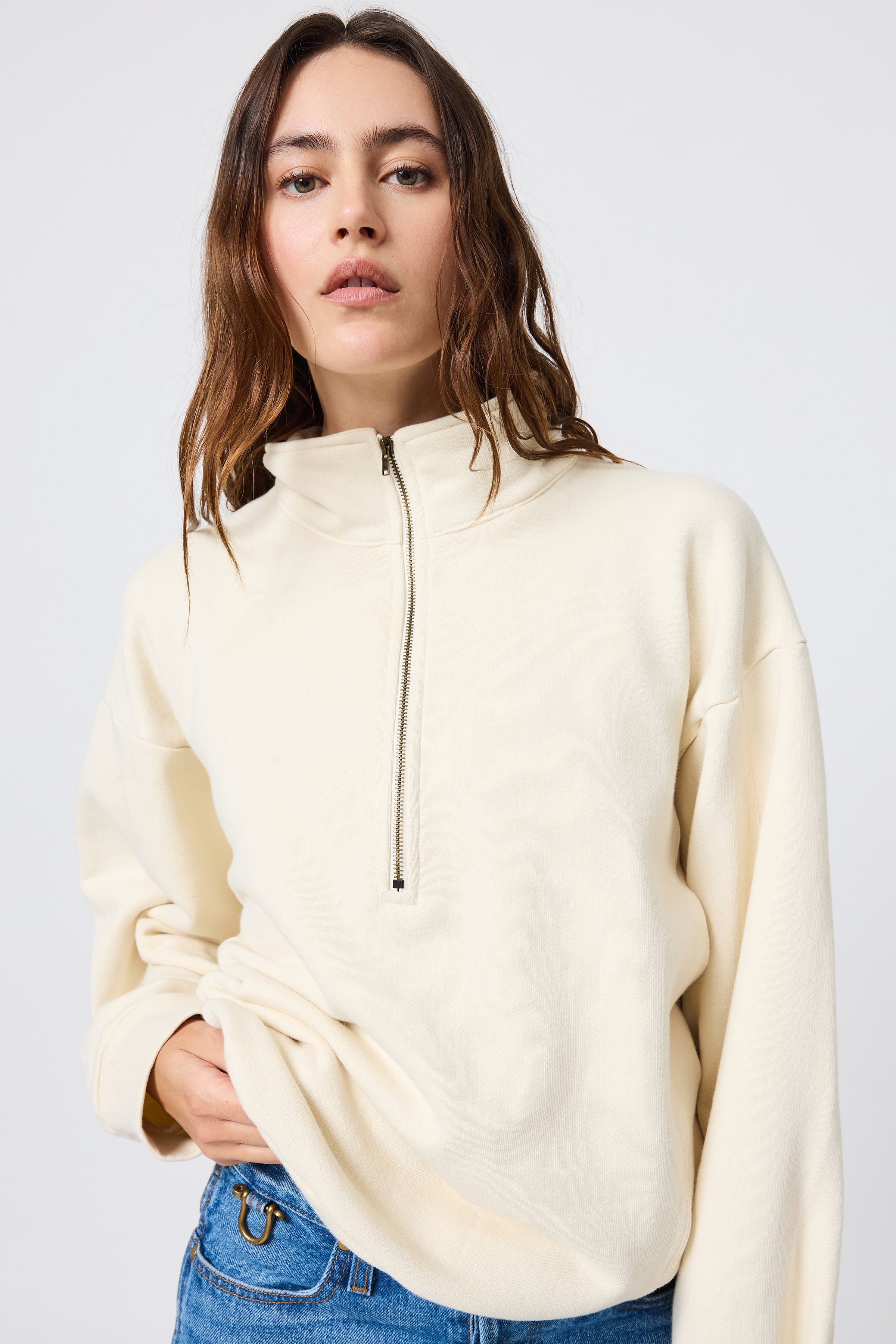 Napa Sweatshirt in Ecru – The Only Jane