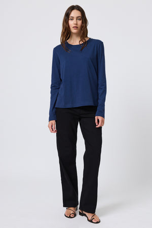 Sloane Long Sleeve in Navy