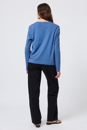 Sloane Long Sleeve in French Blue