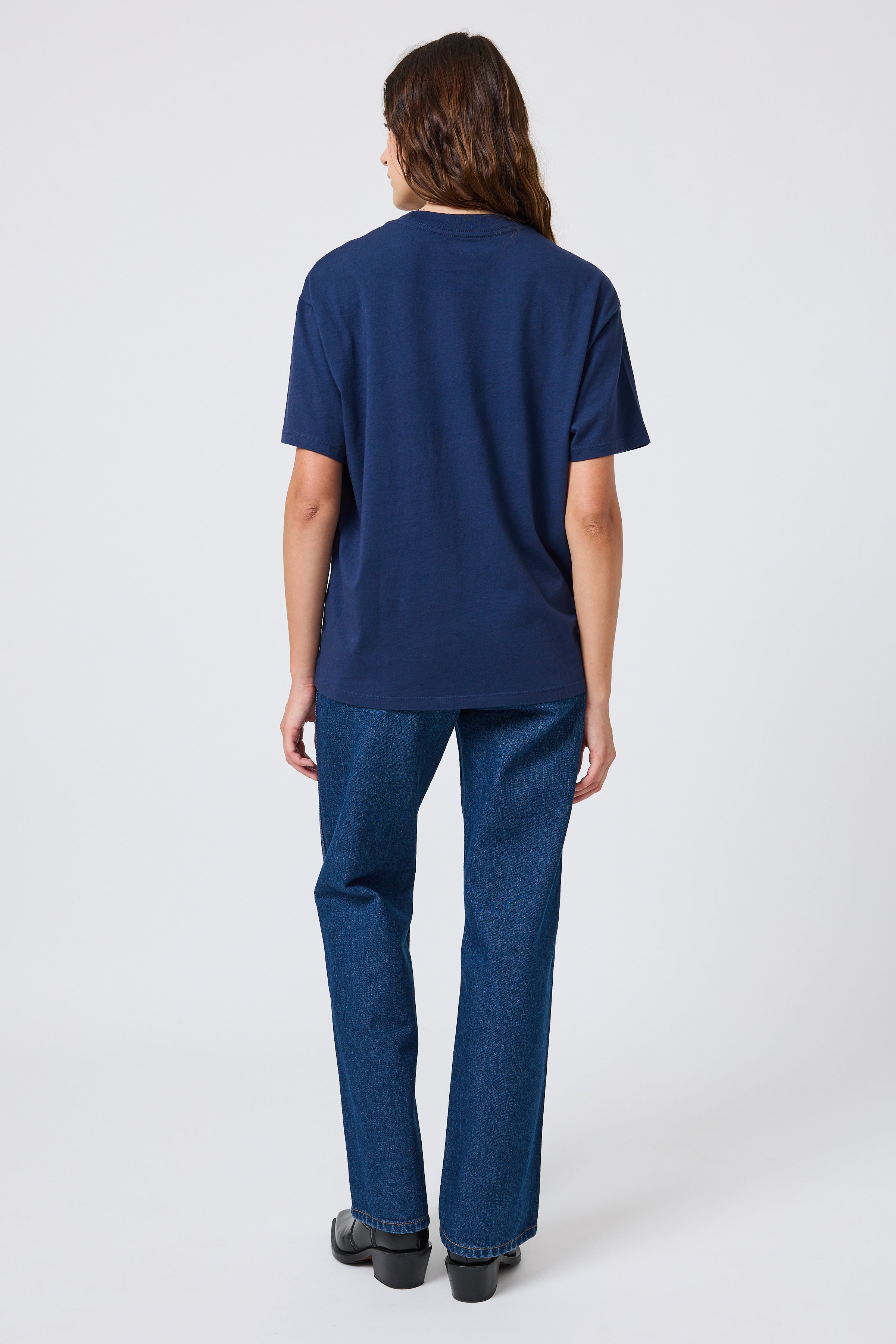 トップス everyone petit tee NAVY Matty Tee in Navy – The Only Jane