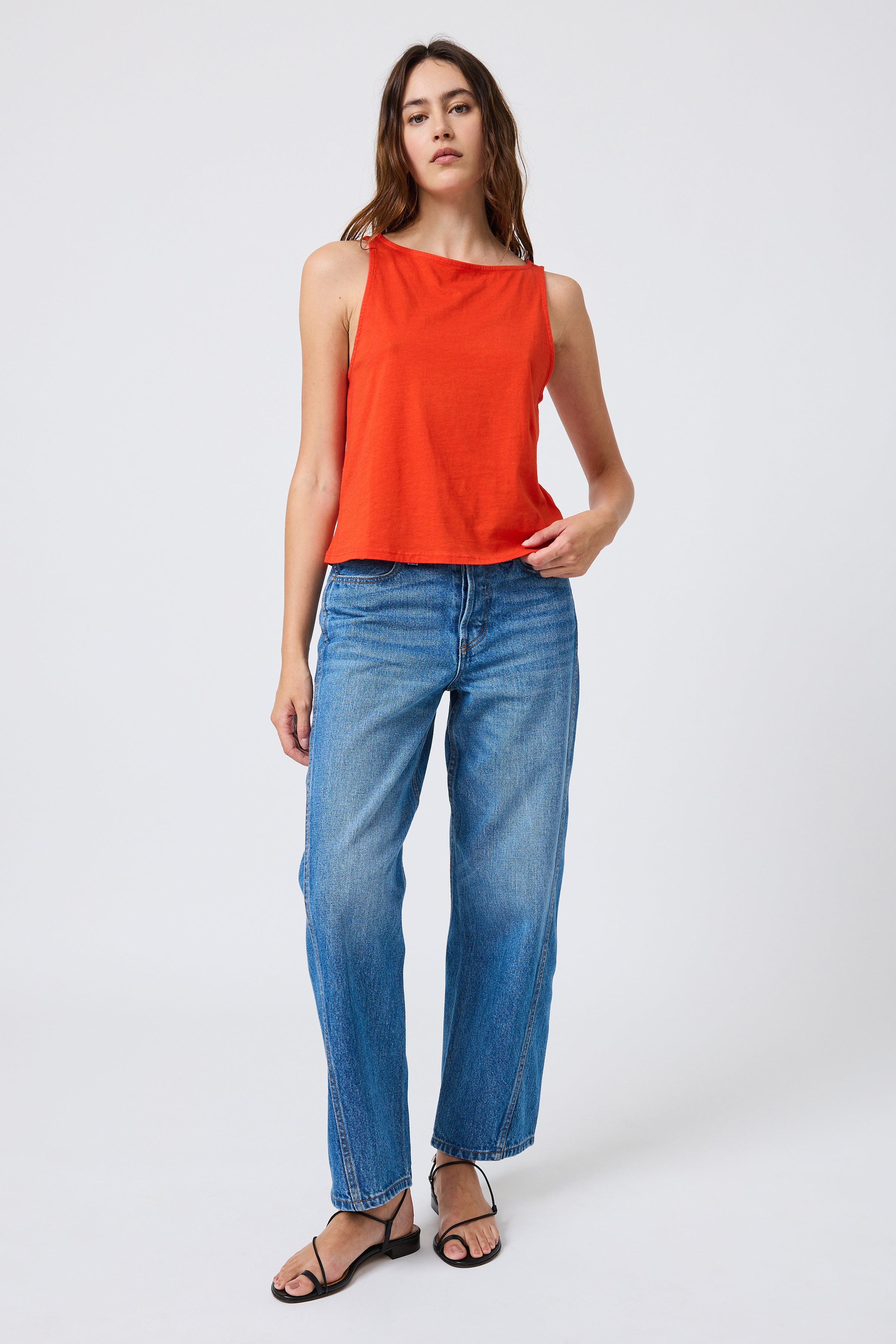 Ace Tank in Poppy – The Only Jane