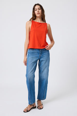 Ace Tank in Poppy