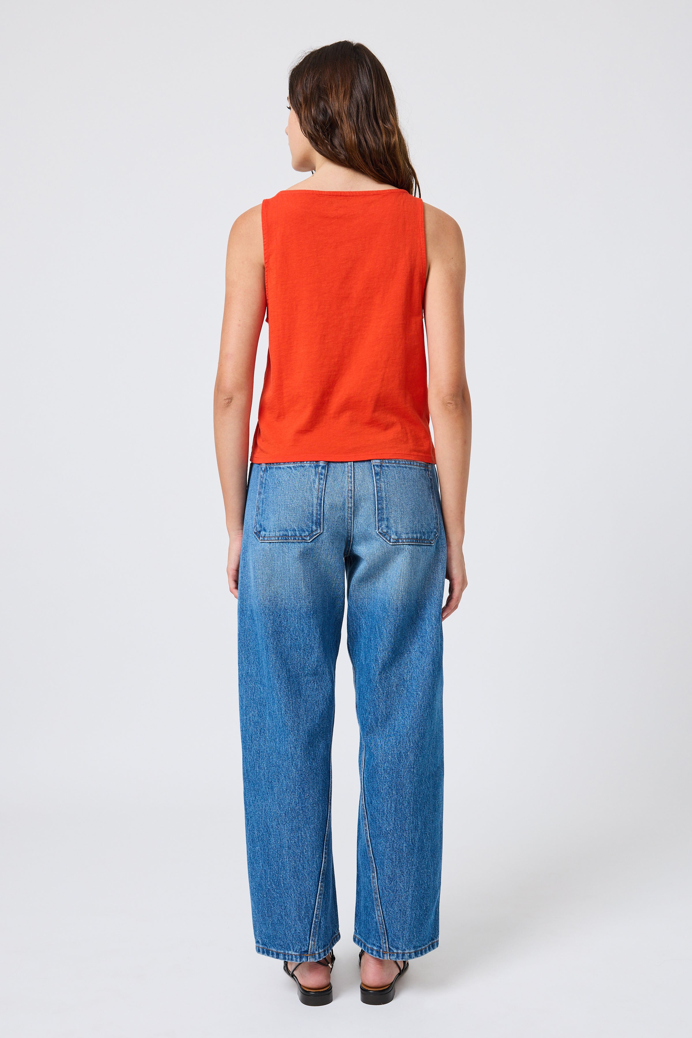 Ace Tank in Poppy – The Only Jane
