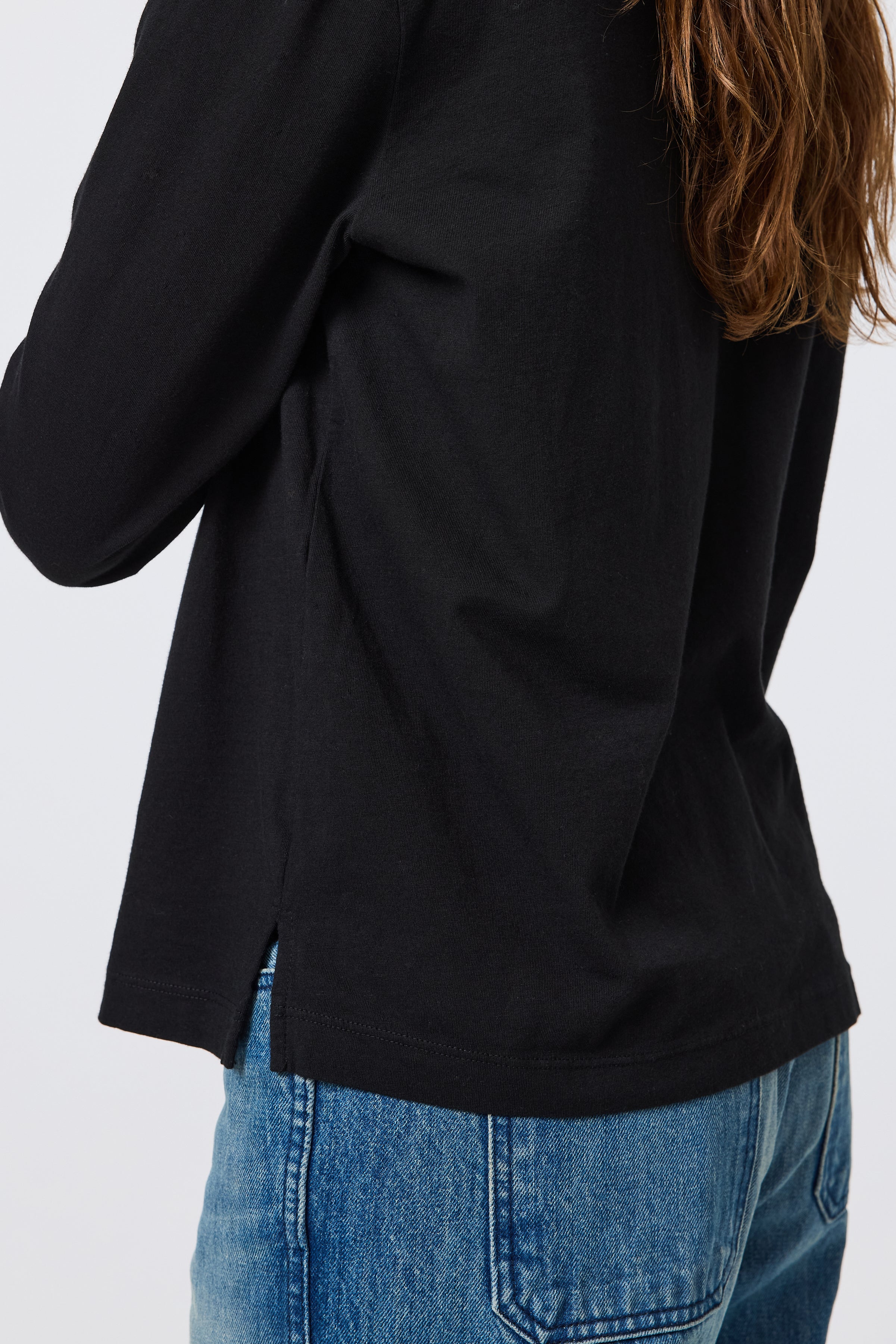 Sloane Long Sleeve in Black – The Only Jane