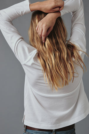 Sloane Long Sleeve in White