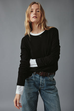 Sloane Long Sleeve in Black
