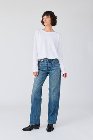 Nina Jean in Vintage Blue