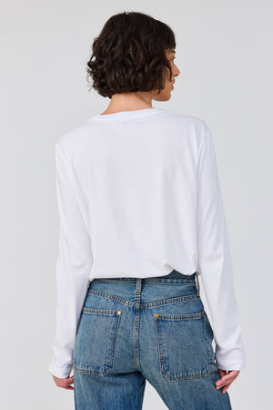Sloane Long Sleeve in White