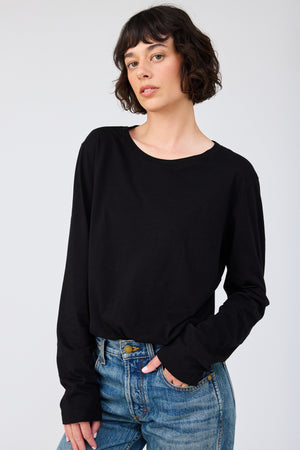 Sloane Long Sleeve in Black